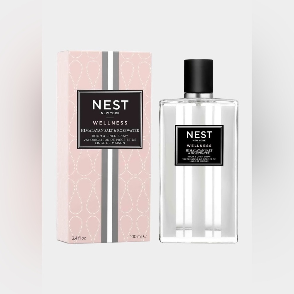NIB NEST NEW YORK
3.4 oz. Himalayan Salt & Rosewater Room & Linen Spray